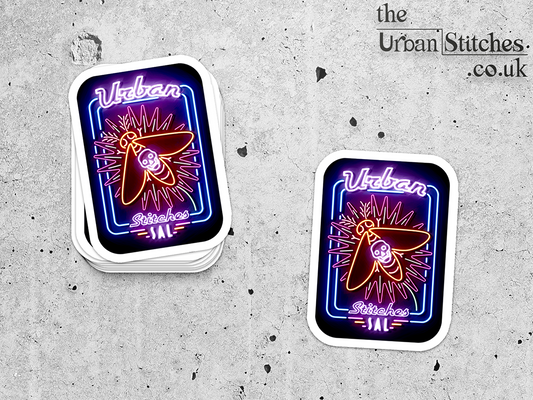 Until Death Do Us Part - neon sticker