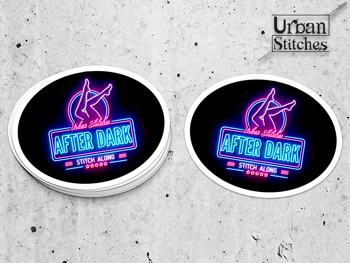 After Dark - neon sticker