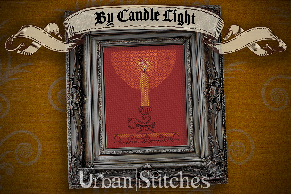 Victorian By Candle Light Blackwork