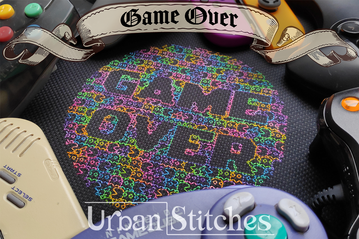 Game Over Blackwork