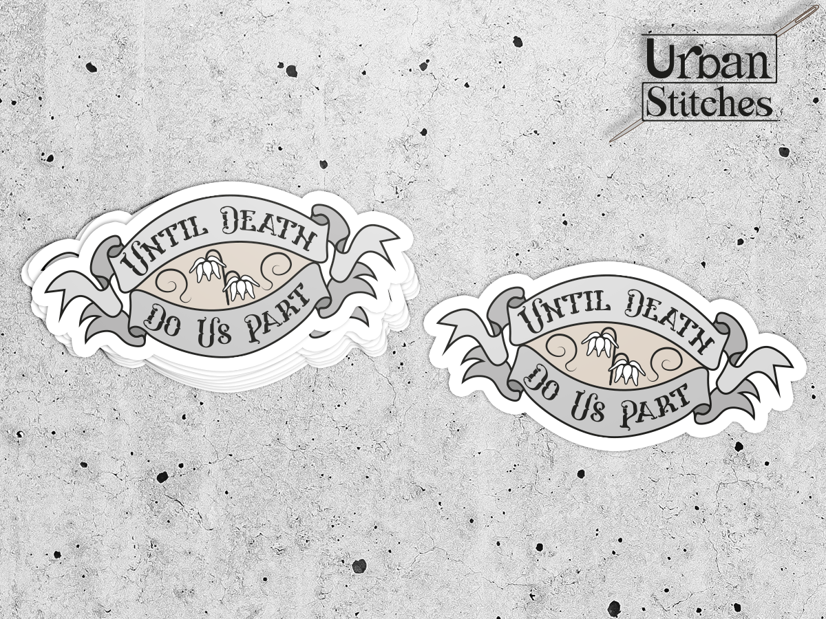 Until Death Do Us Part logo - sticker