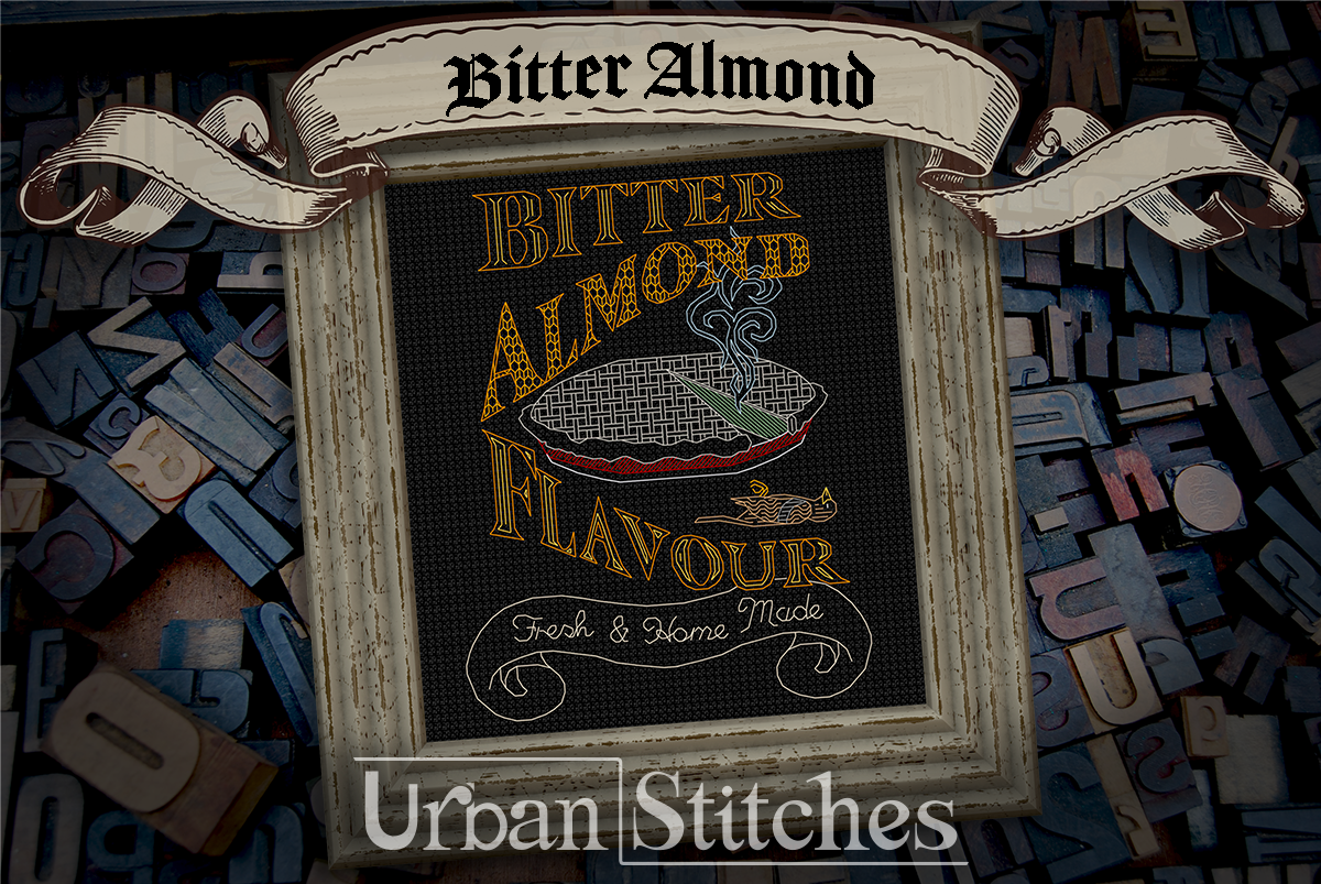 Victorian Bitter Almond Pie Blackwork