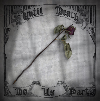 Until Death Do Us Part - Urban Stitches (stitch along) SAL - blackwork embroidery deadly plants Victorian gothic