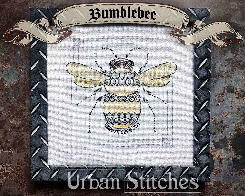 Insect Collection | Six Blackwork Embroidery Patterns PDF | Urban Stitches