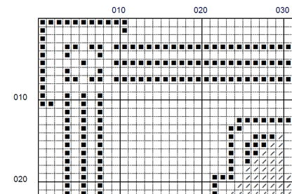 LGBTQIA Pride cross stitch pattern sample