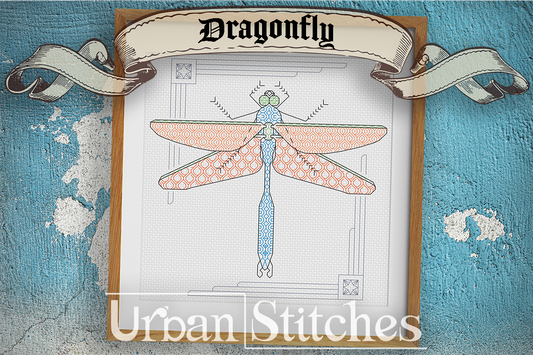 Dragonfly Blackwork